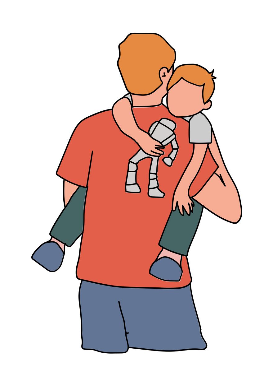 Free Father's Day Color Drawing in PDF, Illustrator, PSD, EPS, SVG, JPG, PNG