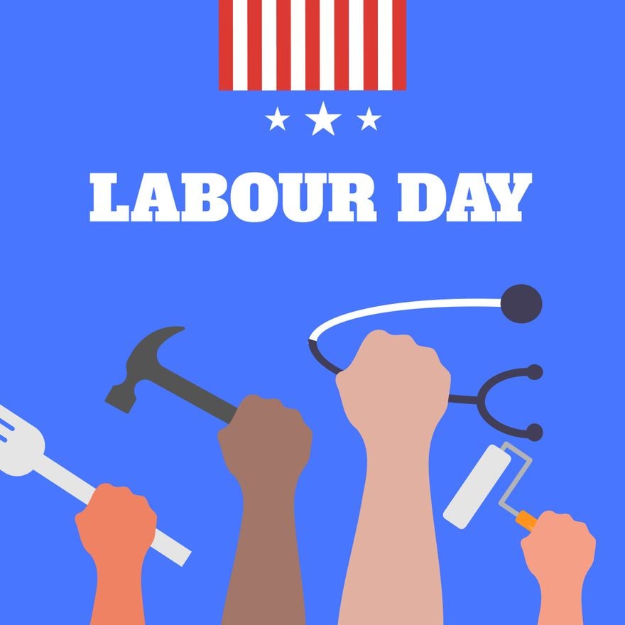 Free Labour Day Illustration
