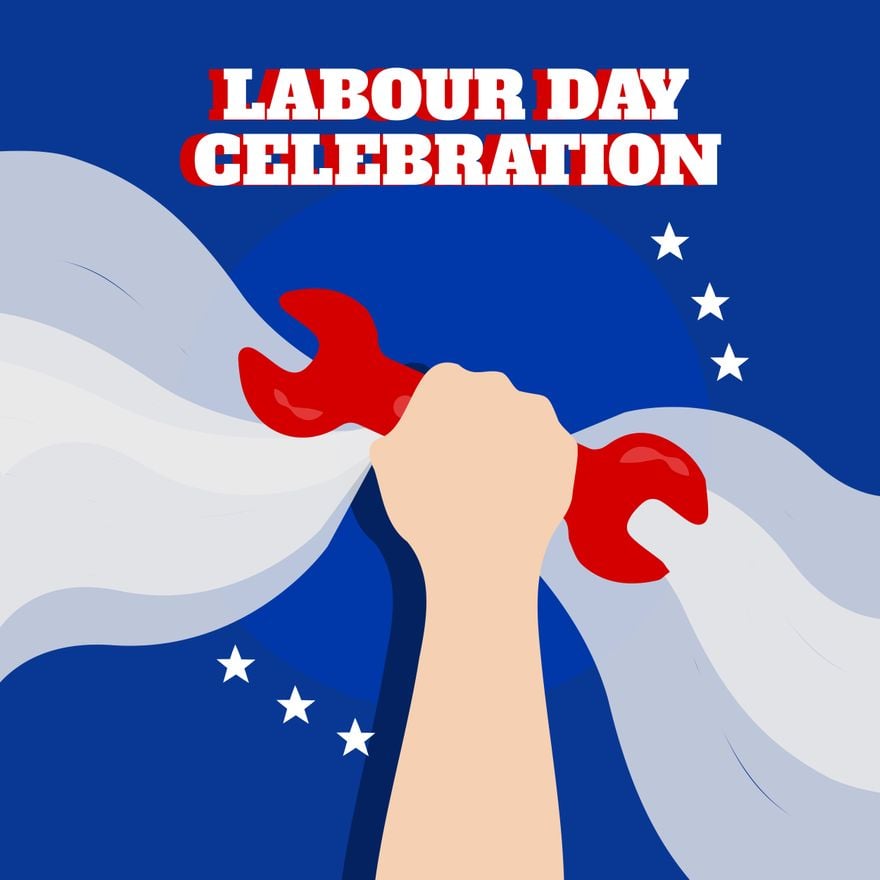 Free Labour Day Celebration Vector in Illustrator, PSD, EPS, SVG, JPG, PNG
