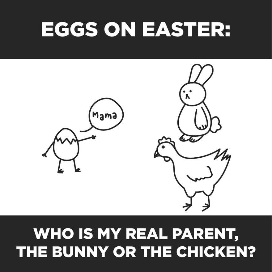 Free Easter Egg Meme - Download in JPG