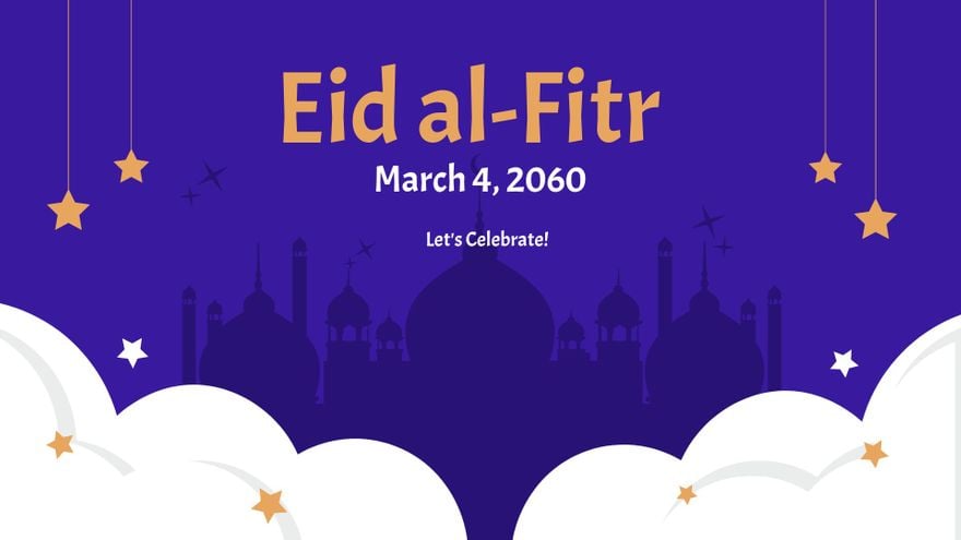 Eid al-Fitr Invitation Background
