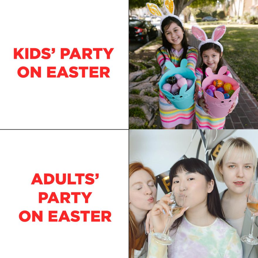 Free Easter Party Meme in JPG