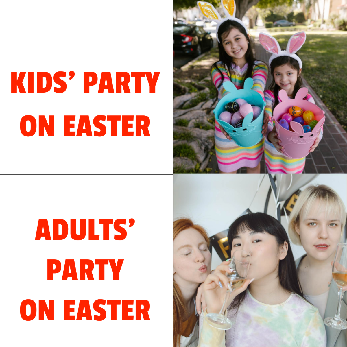 Easter Party Meme Template