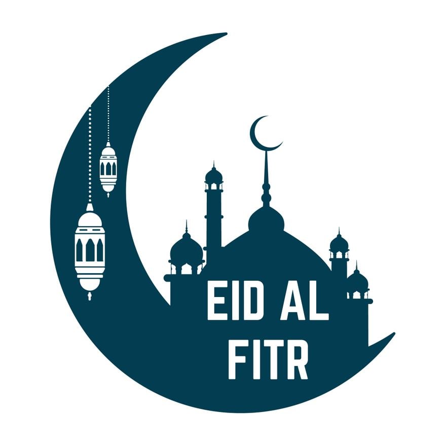 Eid al-Fitr Logo Vector