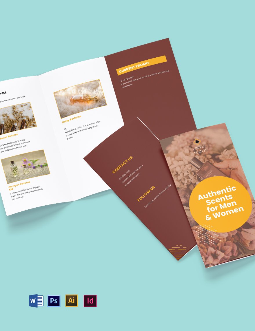 Creative Tri-Fold Brochure Template 