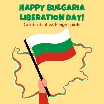 Bulgaria Liberation Day Whatsapp Post