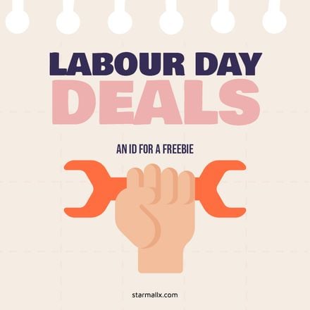 Free Labour Day Poster Vector in Illustrator, PSD, EPS, SVG, JPG, PNG