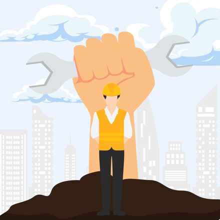 Free: Hand-drawn labour day Free Vector - nohat.cc