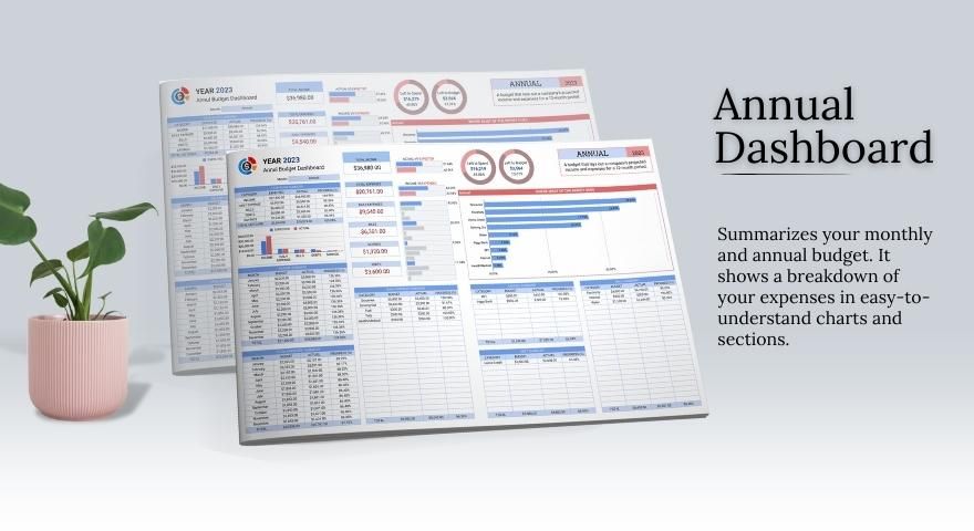 Annual Budget Simple Template - Google Sheets, Excel | Template.net