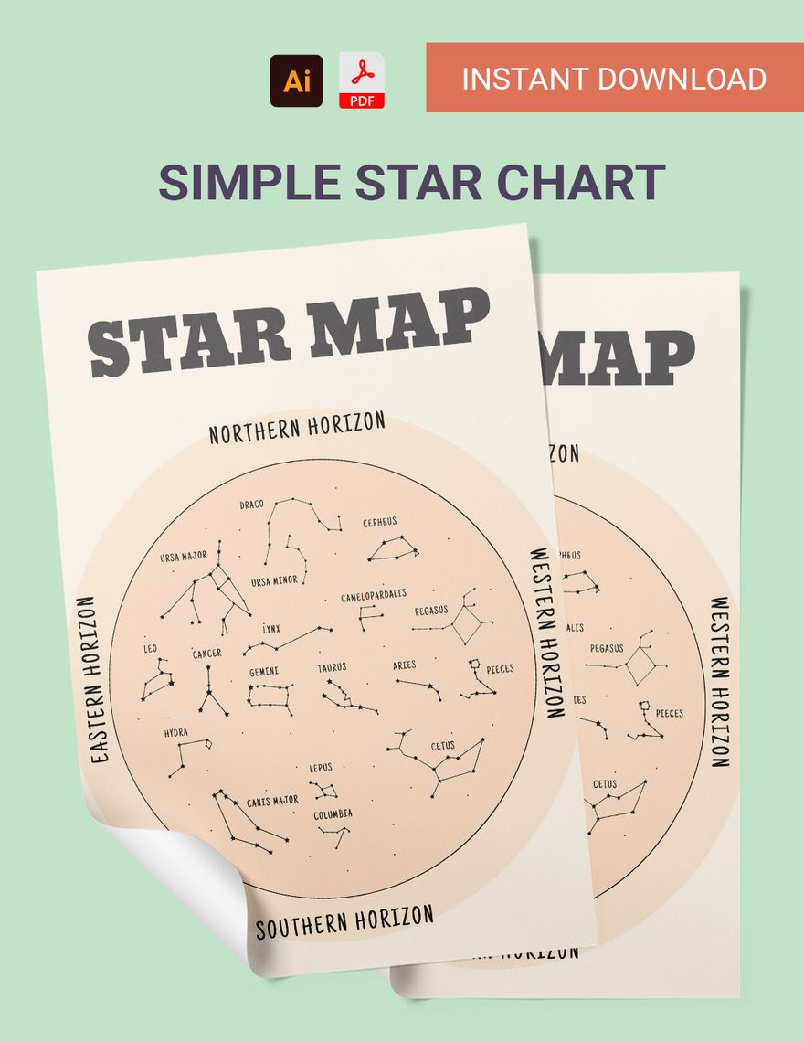 Simple Star Chart