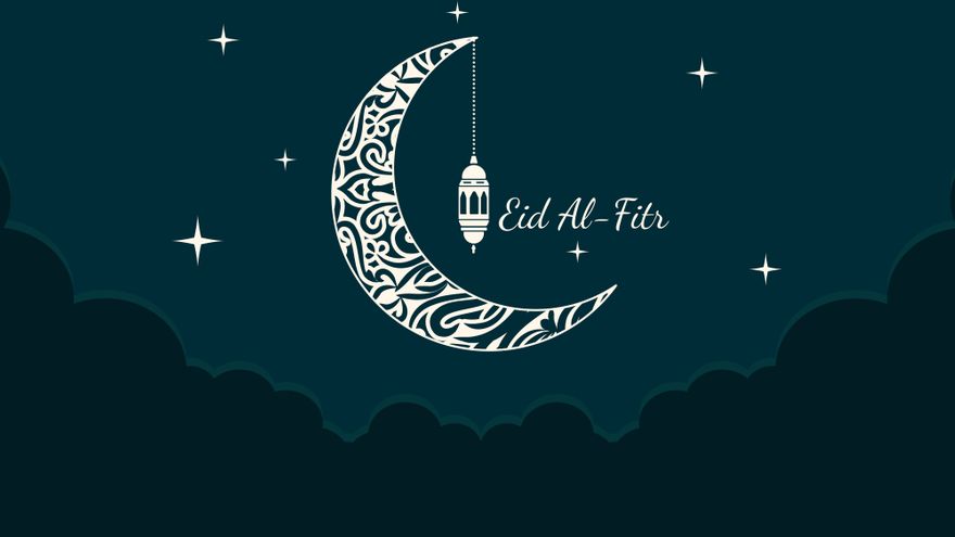 Free Eid al-Fitr Dark Background