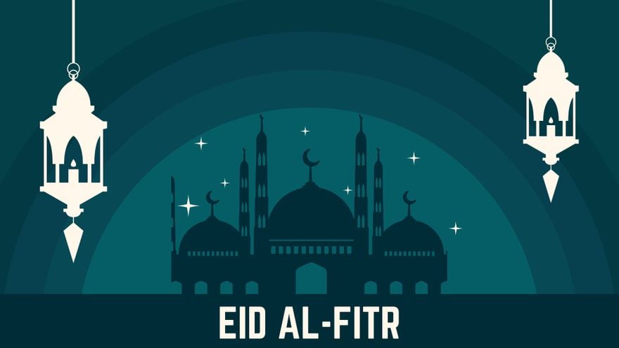 Eid al-Fitr Aesthetic Background in PDF, Illustrator, PSD, EPS, SVG, JPG, PNG