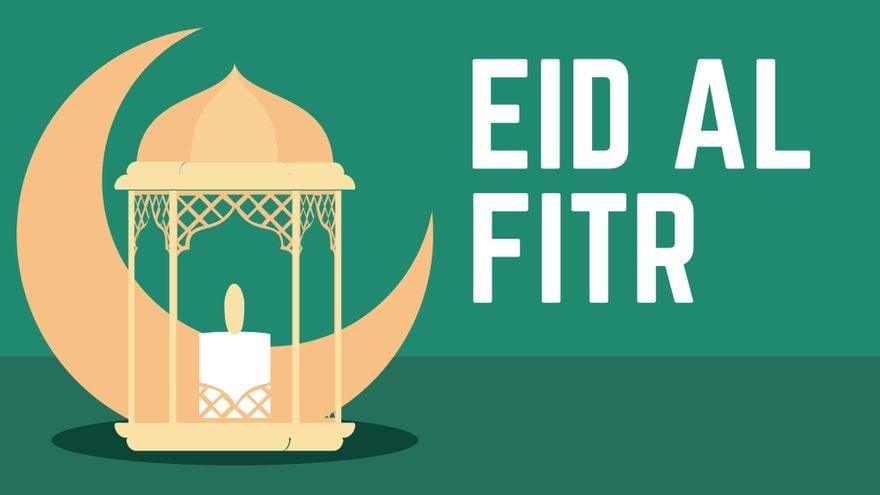 Free Eid al-Fitr Green Background