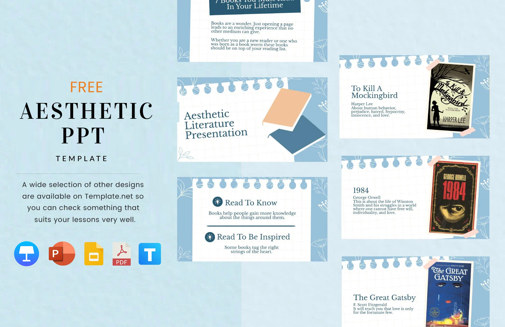 Aesthetic Template in PPT FREE Download Template net