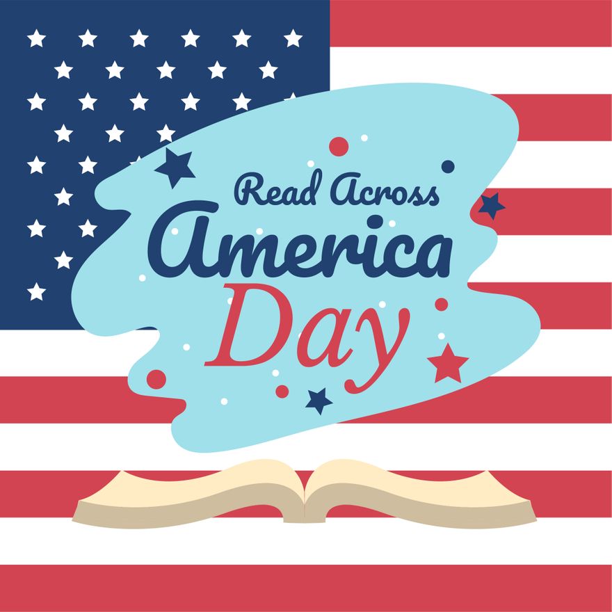 National Read Across America Day Illustration in Illustrator, PSD, EPS, SVG, PNG, JPEG