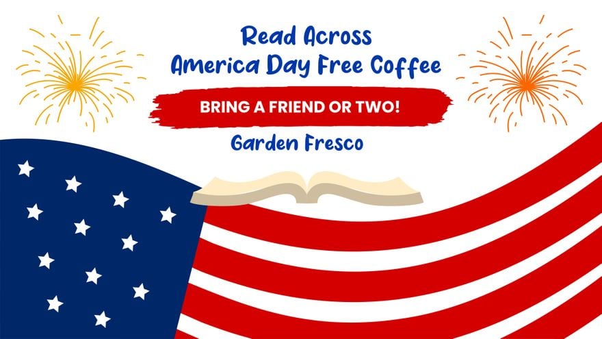 National Read Across America Day Flyer Background