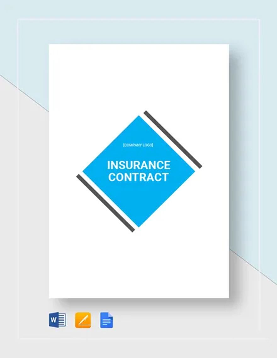 Insurance Contract Template