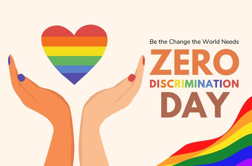 Zero Discrimination Day Banner