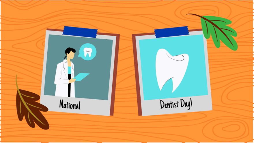 National Dentist's Day Image Background