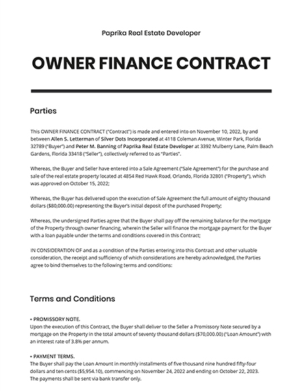 5  Payment Contract Templates Free Downloads Template net
