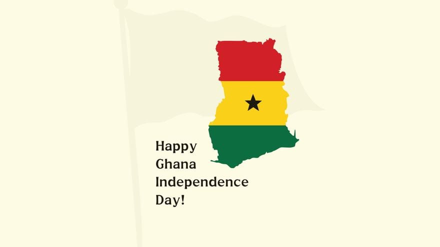 Happy Ghana Independence Day Background