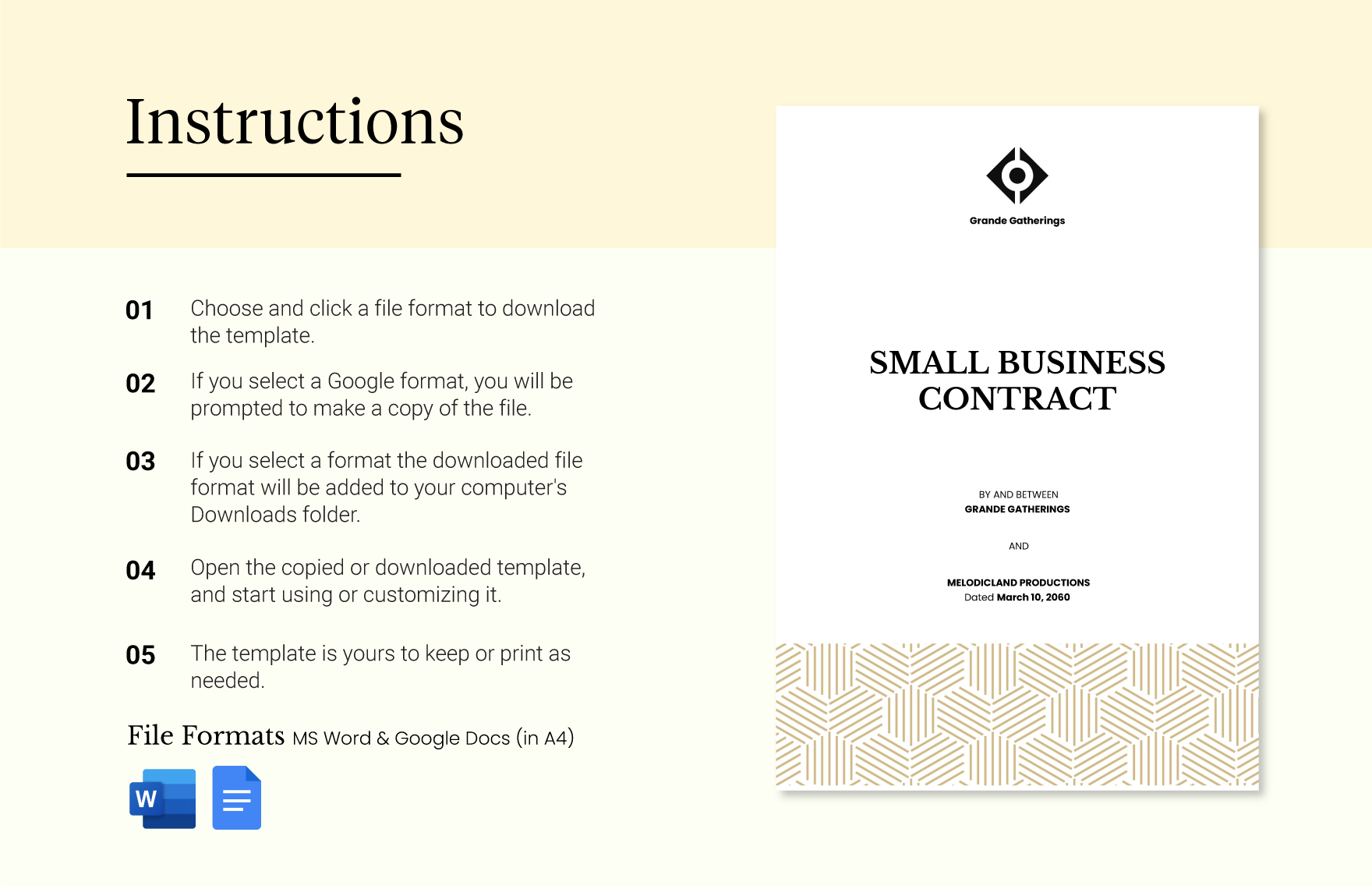 Small Business Contract Template