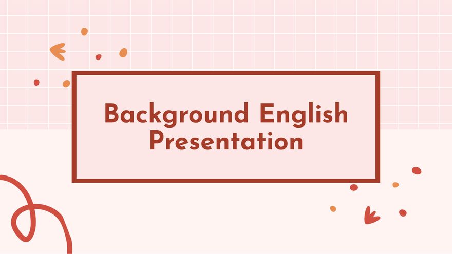 Free Background English Presentation Template to Edit Online Free Background English Presentation Template to Edit Online