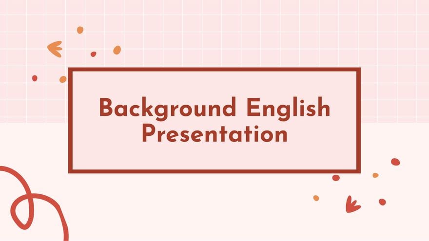Background English Presentation