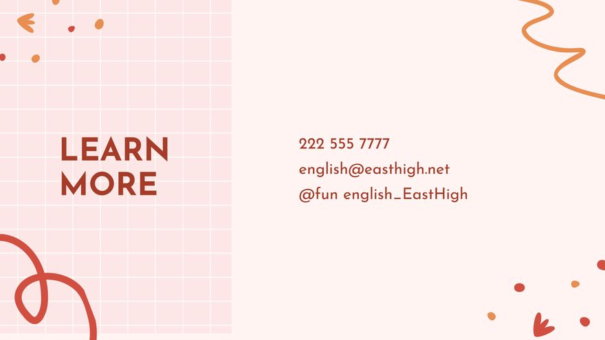 Free Background English Presentation Template to Edit Online Free Background English Presentation Template to Edit Online