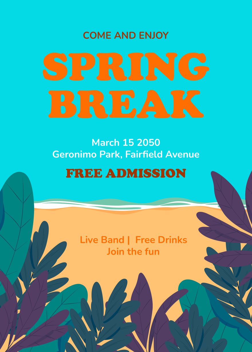Spring Break Invitation