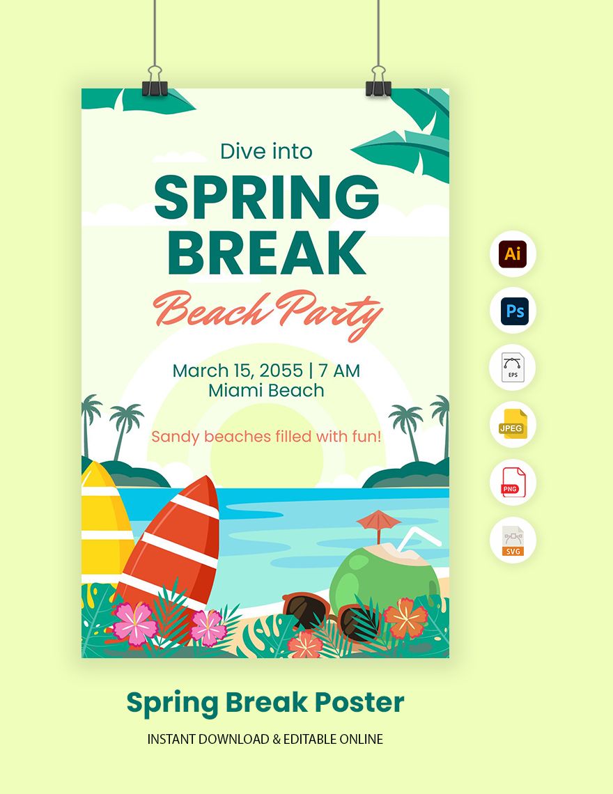 Spring Break Poster