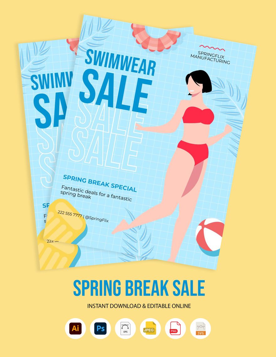 Spring Break Sale