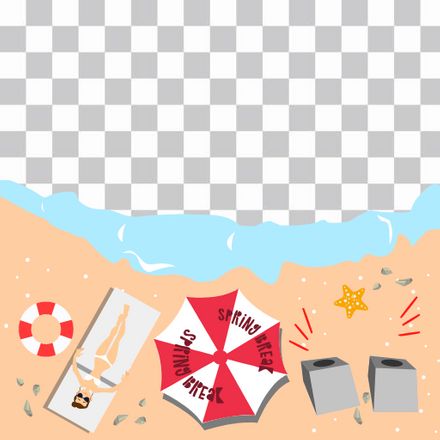 Spring Break Transparent in Illustrator, PSD, EPS, SVG, JPG, PNG