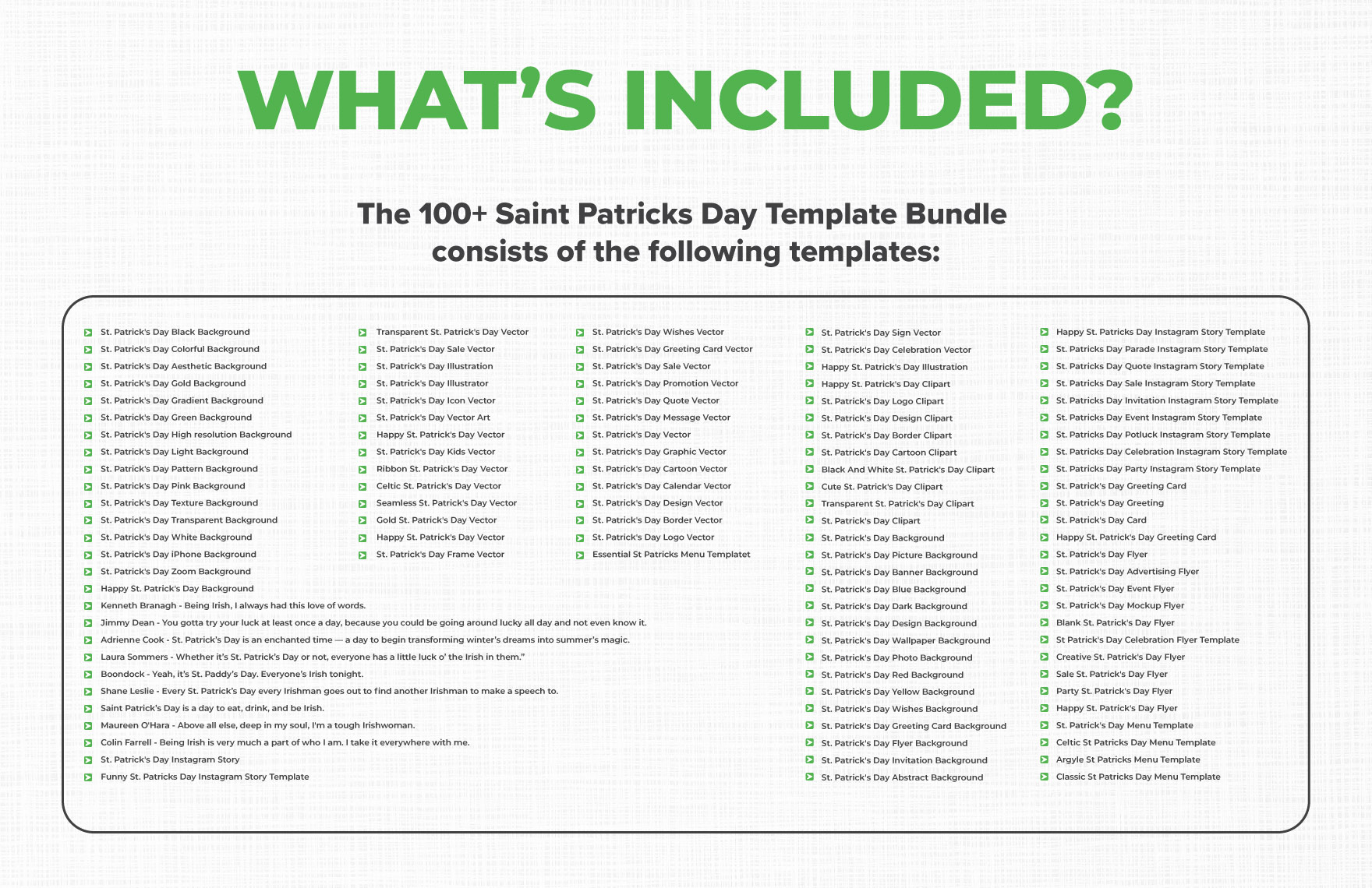St. Patrick's Day Bundle