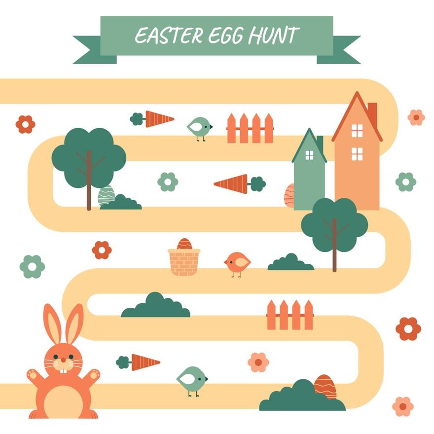 Free Easter Egg Hunt Image in JPG