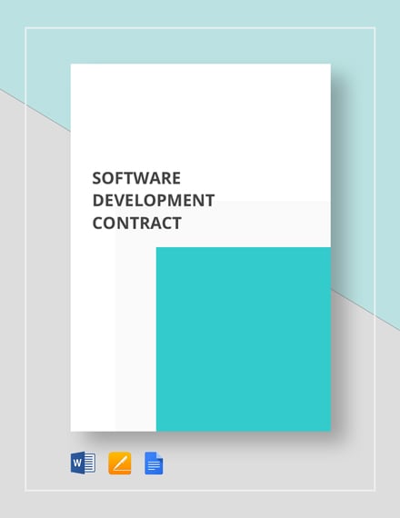 14  Software Development Contract Templates Free Downloads Template net