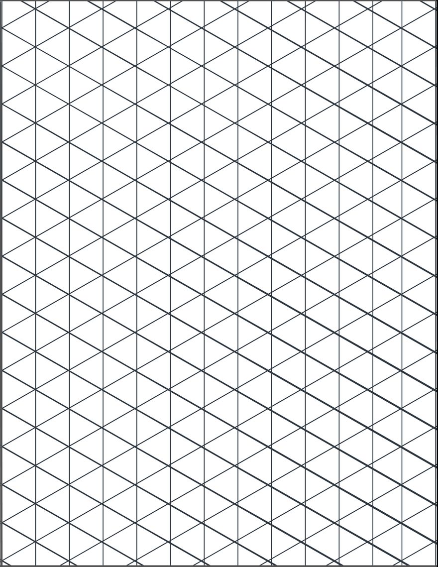 Free Isometric Graph Paper - Download in Word, Illustrator, PSD, Apple  Pages