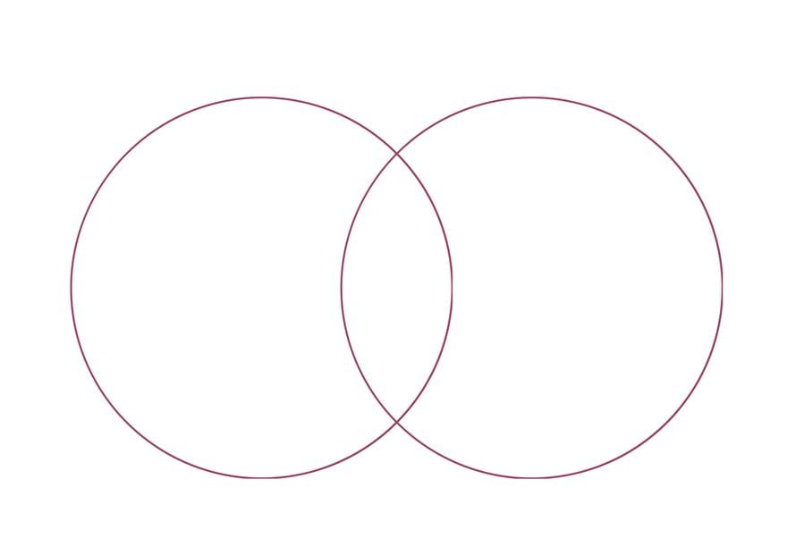 Blank Venn Diagram 2 Circles
