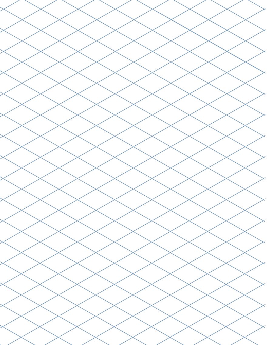 Isometric Paper in Word, Illustrator, PSD