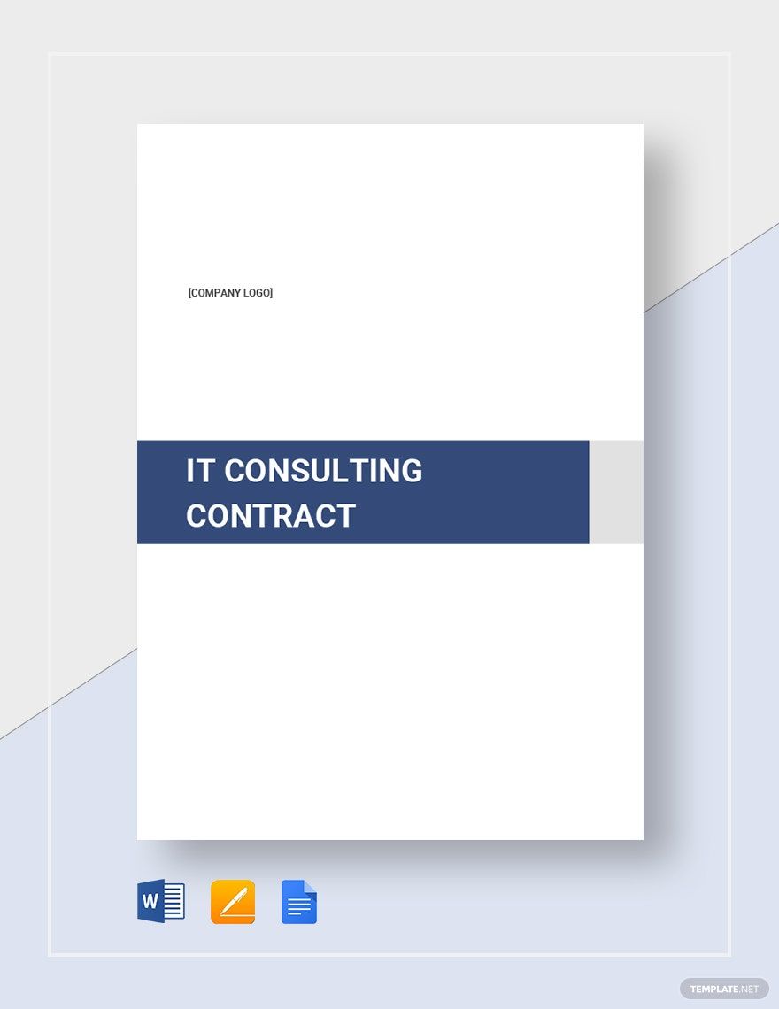 IT Consulting Contract Template