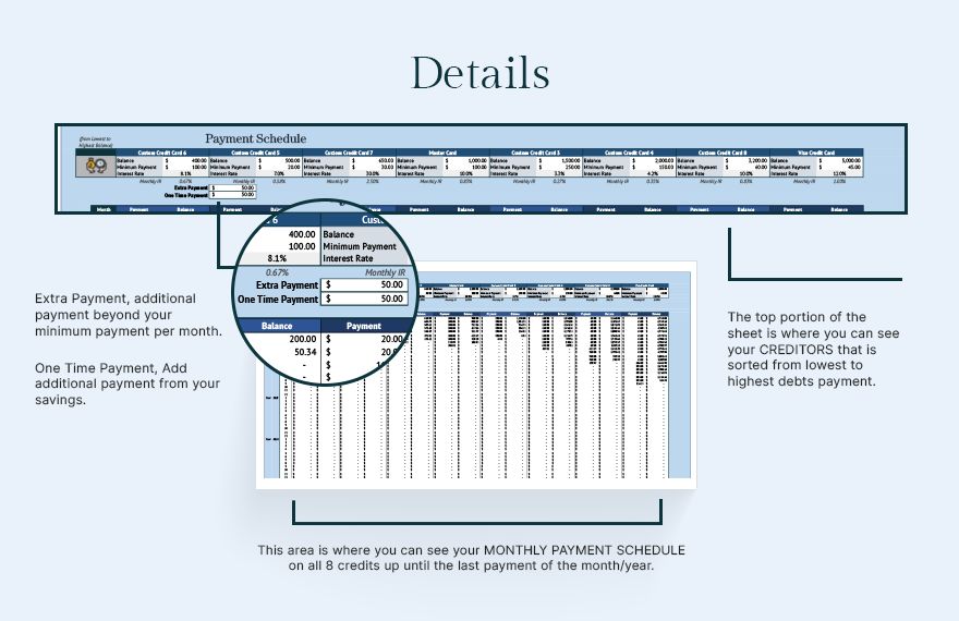 Debt Snowball Calculator Download In Excel Google Sheets Template Net Debt Snowball Calculator Download In Excel Google Sheets Template Net
