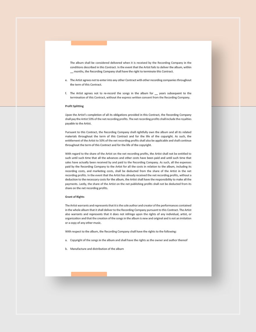 recording-contract-template-google-docs-word-apple-pages-template