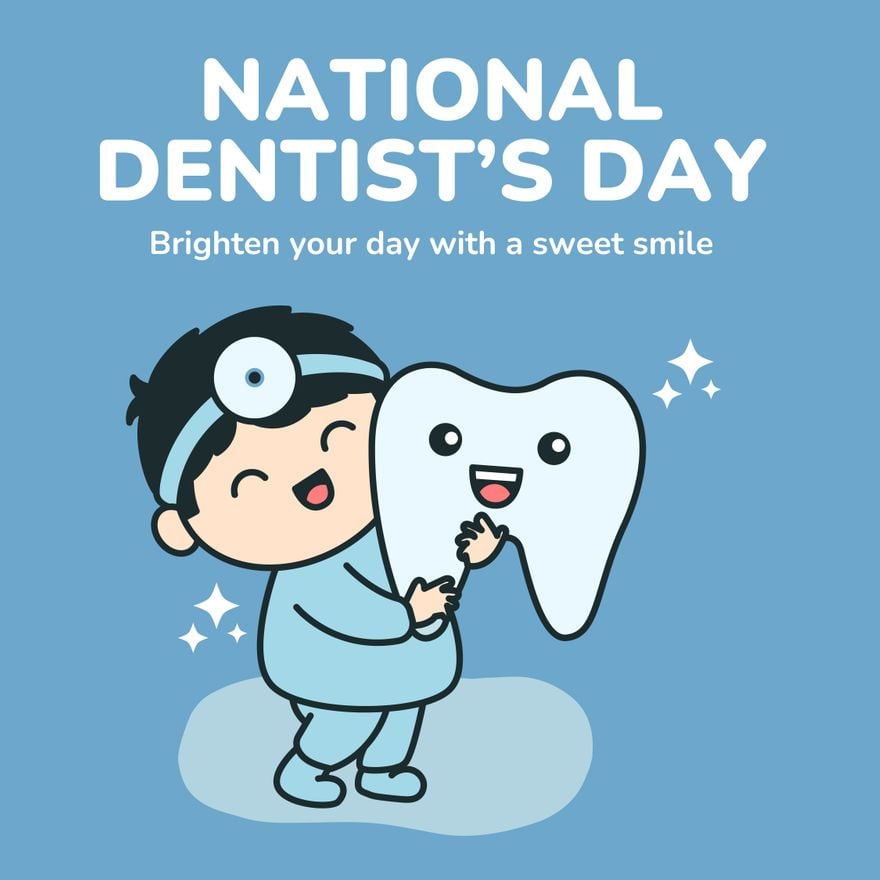 National Dentist's Day Instagram Post