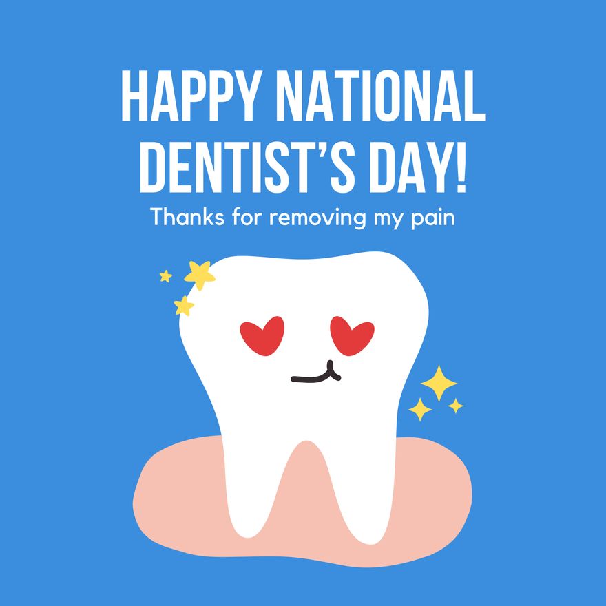 National Dentist's Day Whatsapp Post