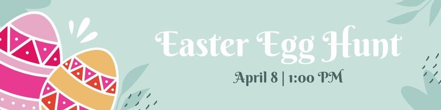 Easter Egg Hunt Linkedin Banner