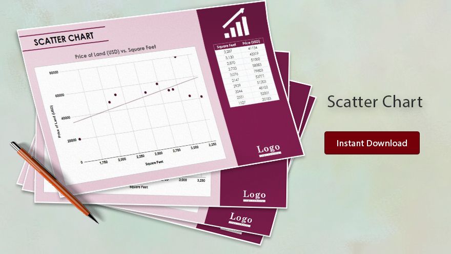 Scatter Chart - Google Sheets, Excel | Template.net