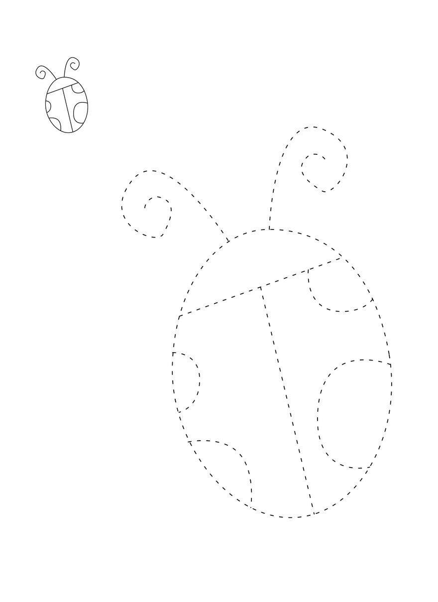 Spring Drawing Template