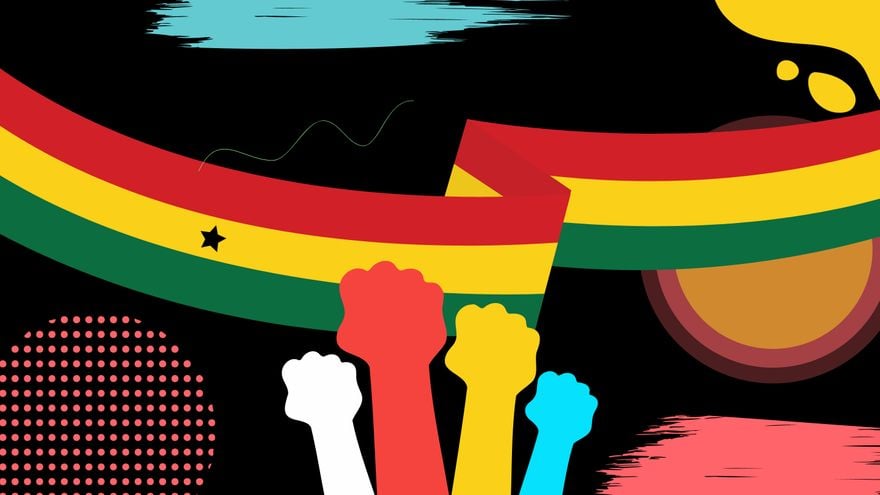 Ghana Independence Day Design Background
