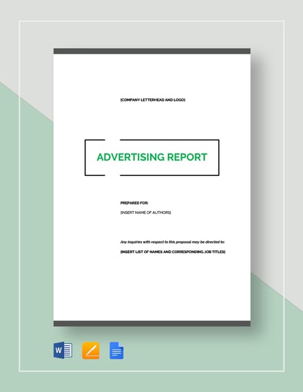 advertising report