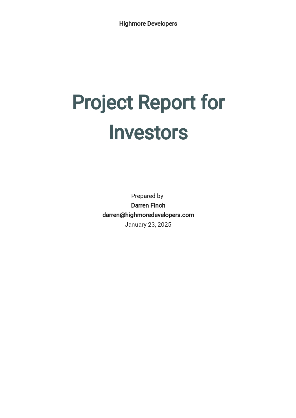 project-report-template-download-free-documents-for-pdf-word-and-excel